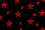 Black background with red checkered stars