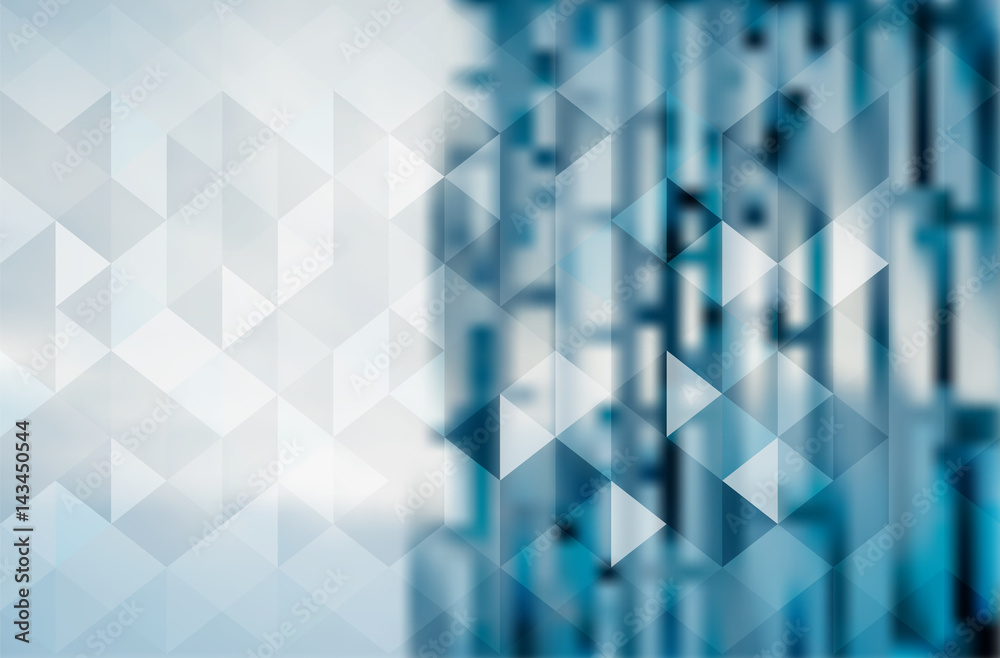 Fototapeta premium Abstract blur digital business background design