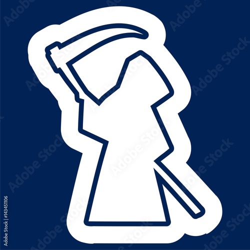 Death with scythe - Illustration