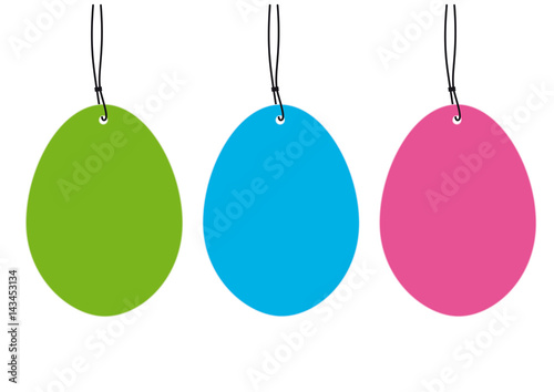 set hangtags easter eggs 