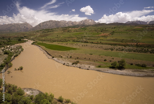 Scenic view of Karasu tributary of Euphrates Erzincan Turkey