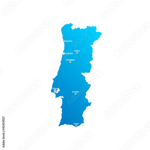 Portugal Cities Map