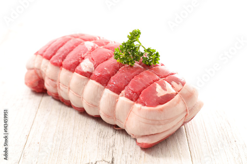 raw roast beef