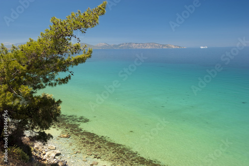 Scenic view of Dilek Yarimadasi National Park Kusadasi Turkey