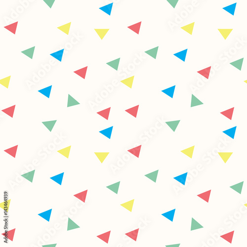 Seamless colourful geometric pattern