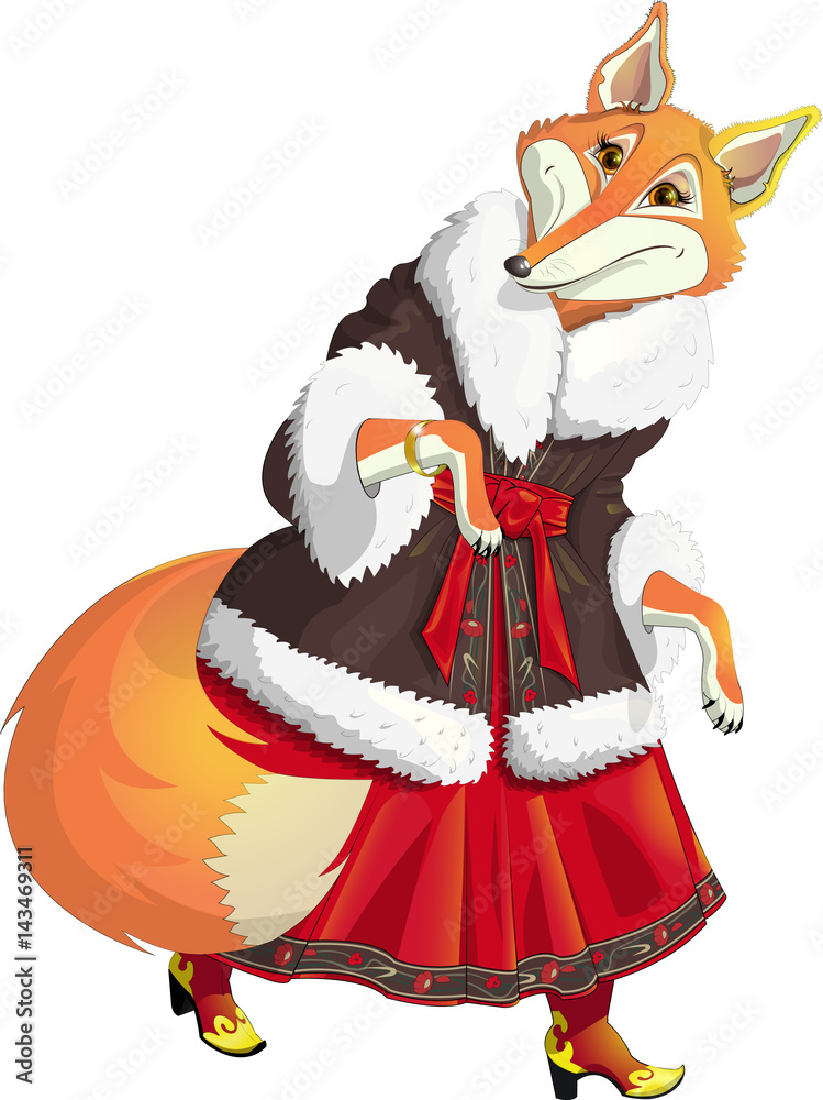 Fox is from a fairy tale Fox is from a fairy tale