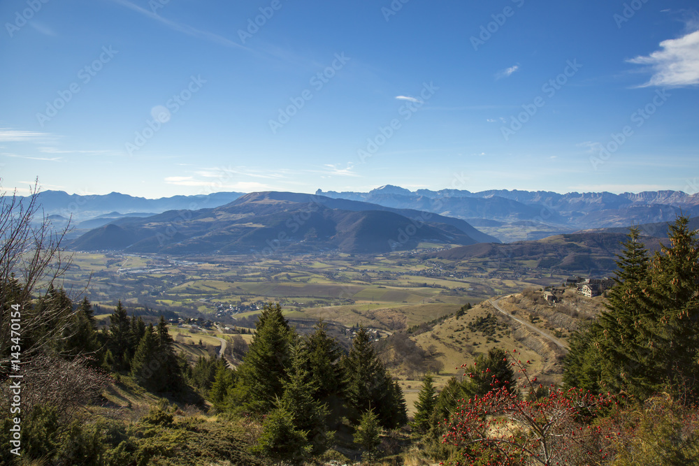 Fototapeta premium Taillefer Matheysine et Vercors (Isère)