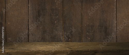 background of barrel and worn old table of wood