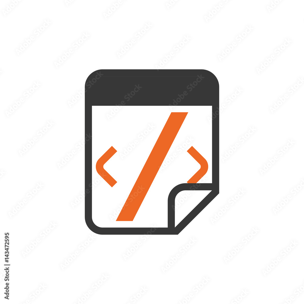HTML programming code icon vector illustration graphic design HTML programming code icon vector illustration graphic design