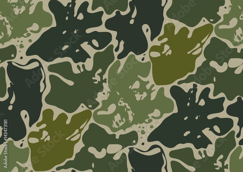 Camouflage seamless pattern.