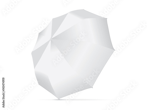 umbrella for your design and logo. Easy to change colors. Mock up. EPS 10