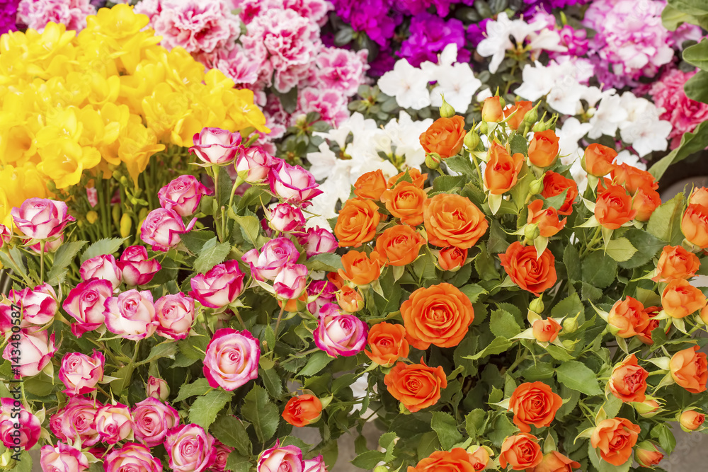 Flower market Flower market