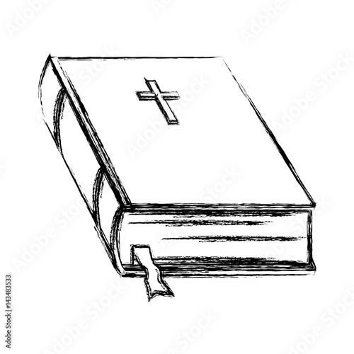 Holy bible christianity icon vector illustration graphic design