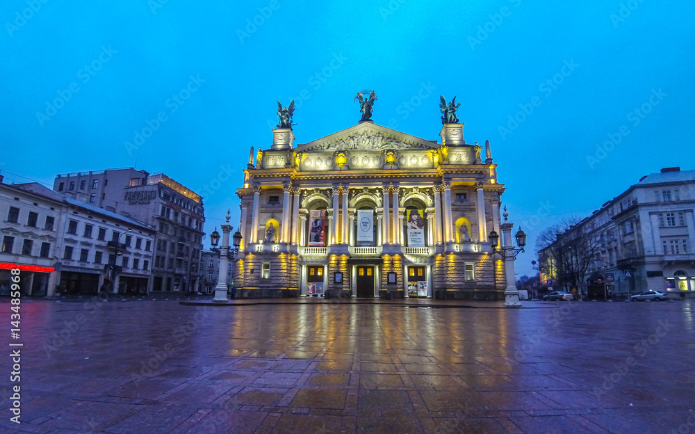 Lviv National Academic Theater of Opera and Ballet, Ukraine