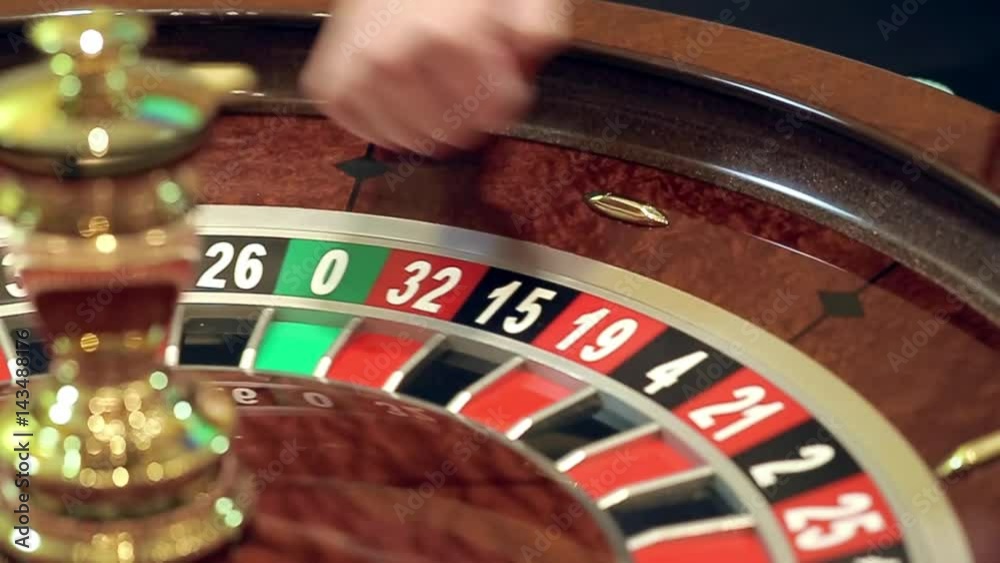 casino: roulette the girl spins the ball. slow motion. casino: roulette the girl spins the ball. slow motion.