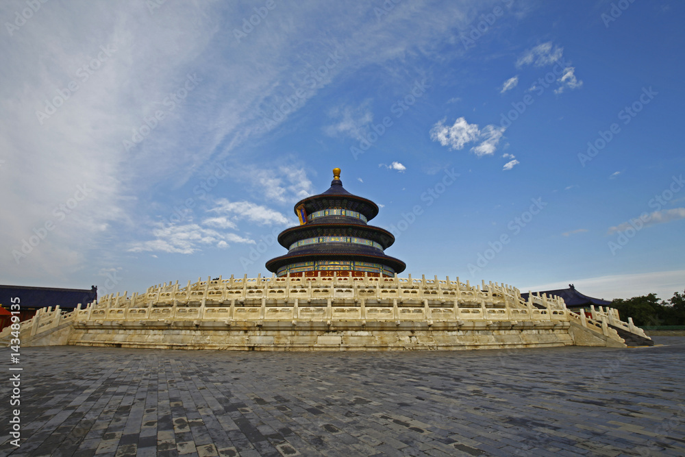 The ancient temple of heaven in Beijing, China