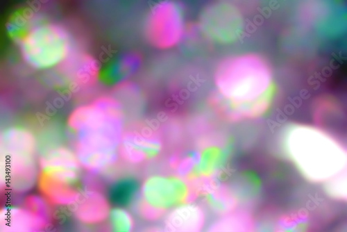 Colorful bokeh dotted spoty glitter festive background photo
