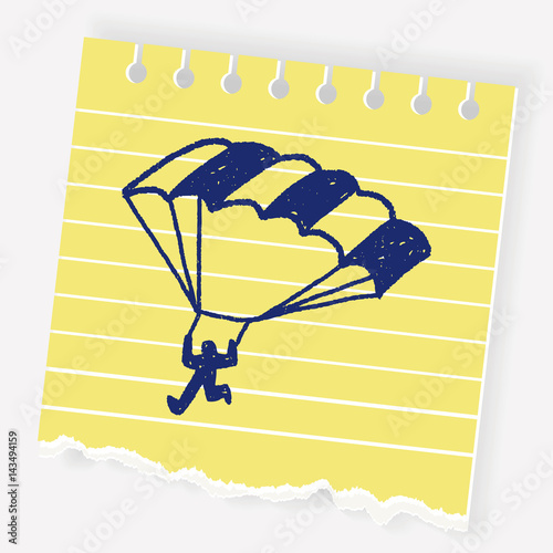doodle parachute