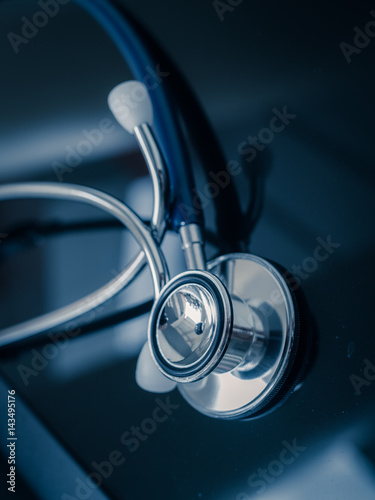 stethoscope for doctor and medical nursing people in hospital, healing of patients.