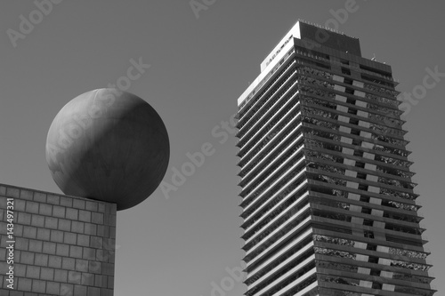 Architecture architectural detail photo black white