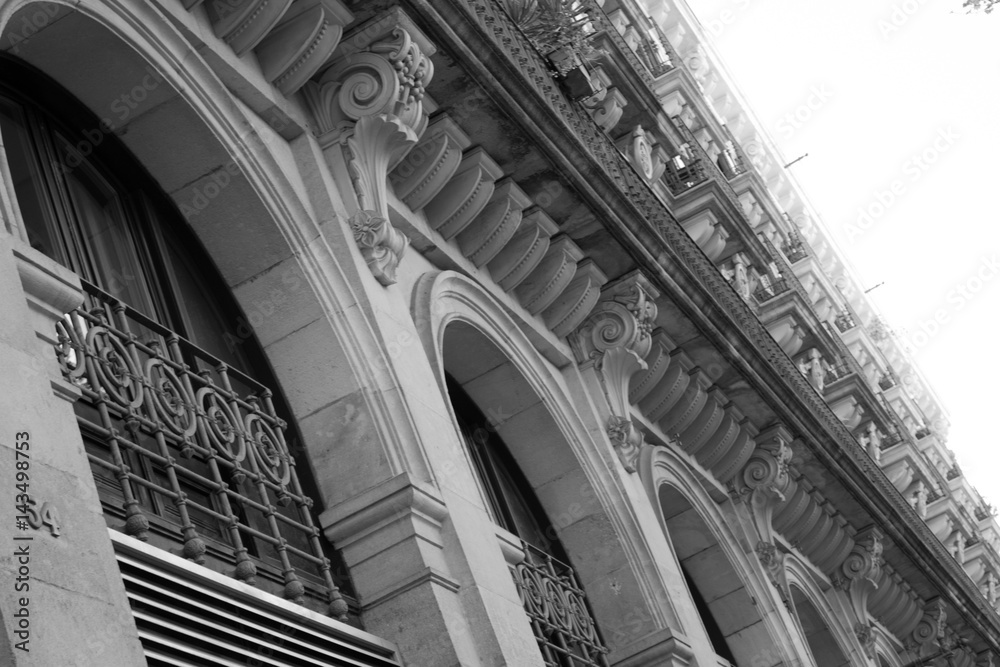 Architecture architectural detail photo black white