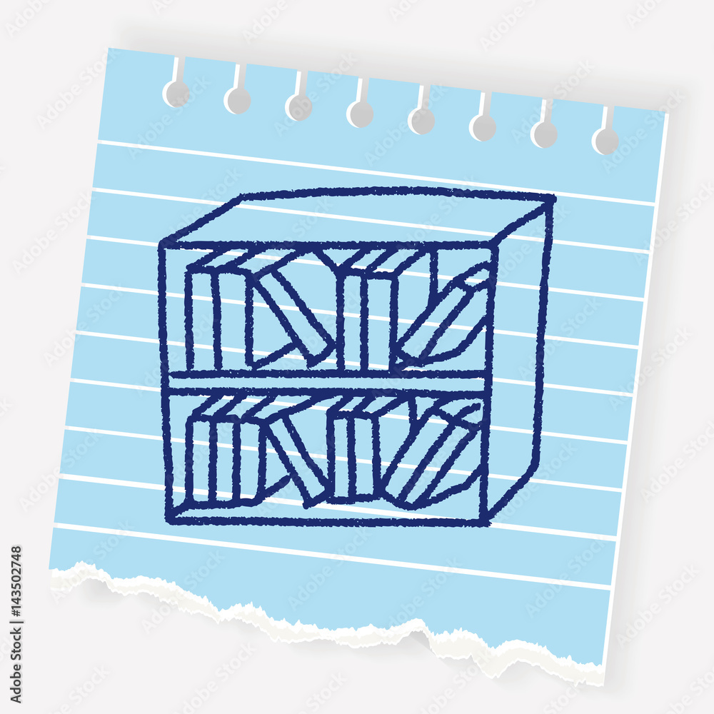 Doodle Bookcase Doodle Bookcase