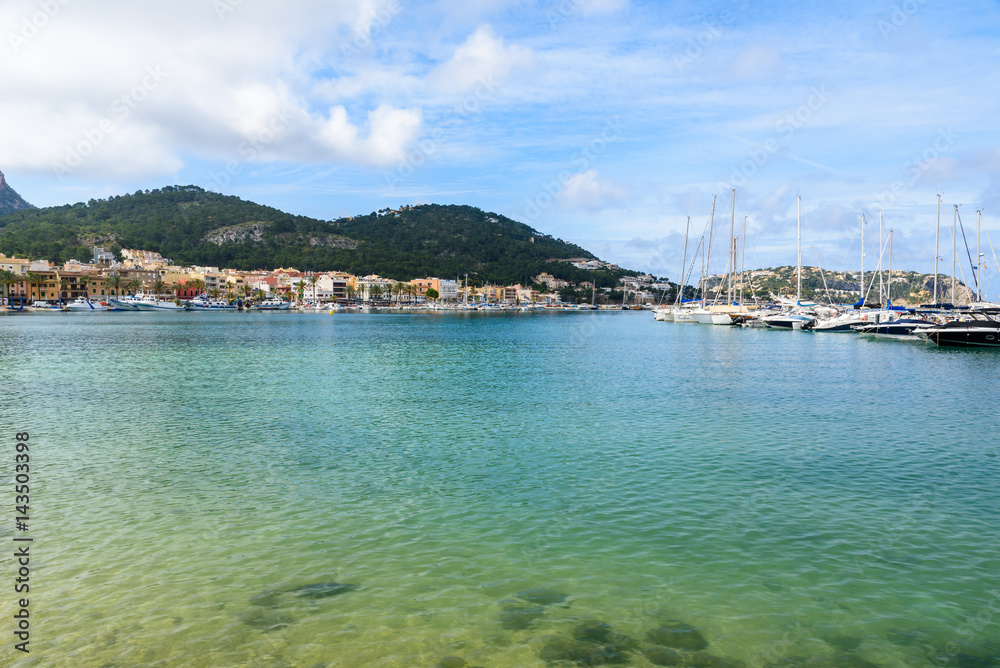 Port d'Andratx, Mallorca - old village in bay with beautiful coast - spain
