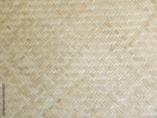 Woven rattan with natural patterns, vintage wall