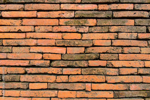 Old brick wall a background image