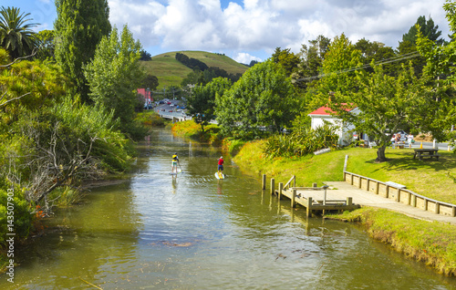 Water Sport at Puhoi River Auckland New Zealand photo