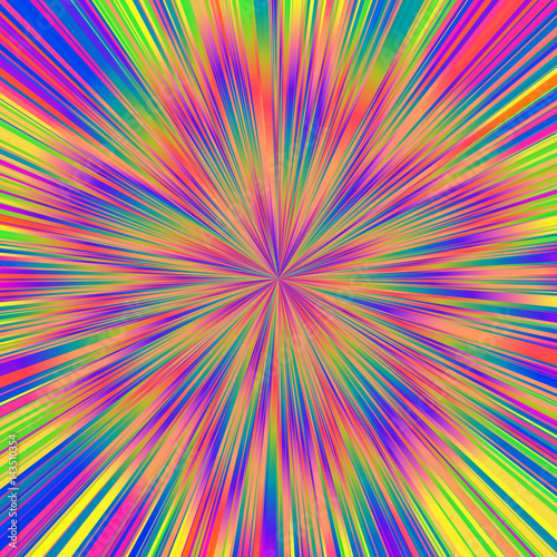 Rainbow glow.zoom abstract background. Illustration can be used for Wallpaper, web design, banners, and design elements