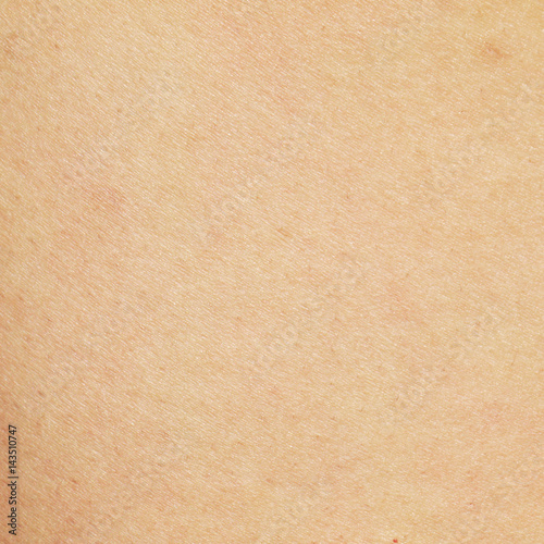 closeup view of a human skin