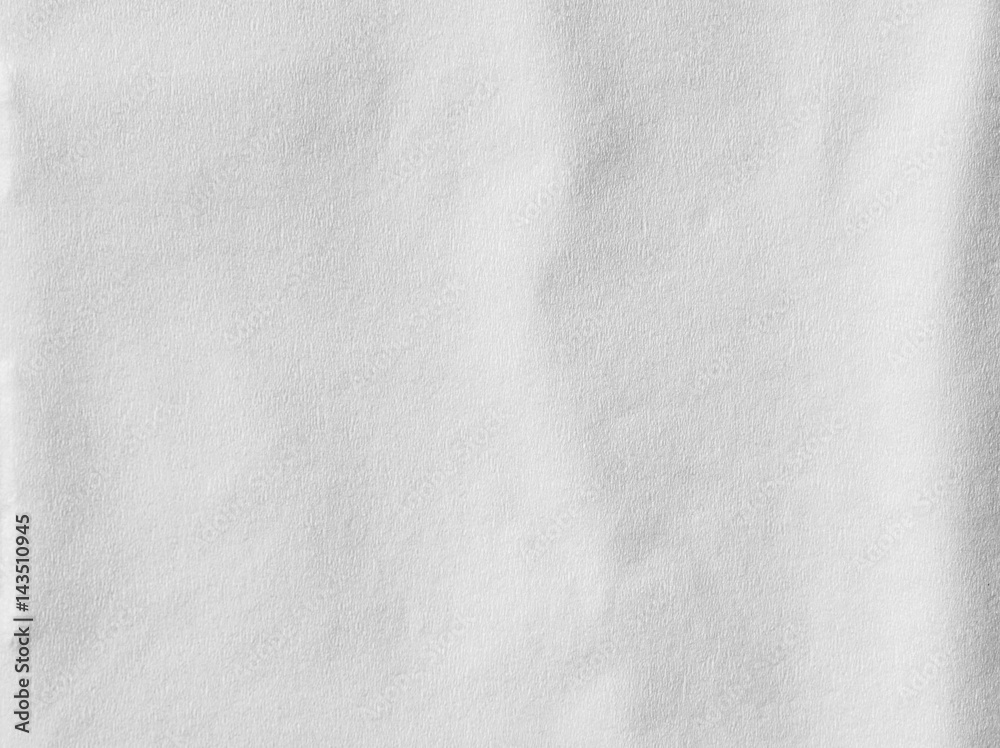 Texture of white tissue paper