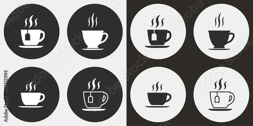 Tea icon set.