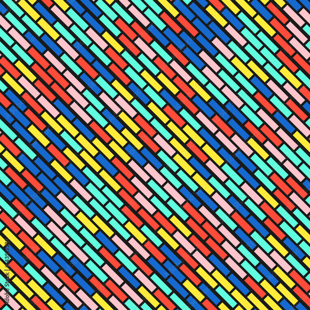 Colorful bright seamless pattern