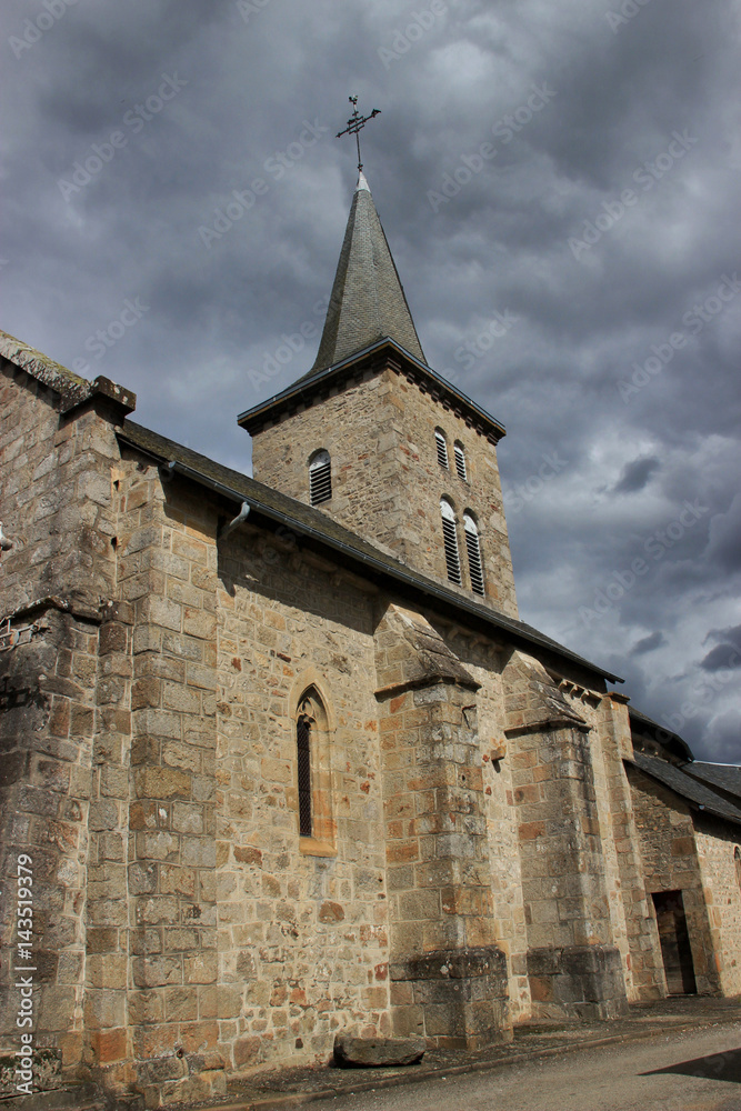 Eglise d'Eygurande.(Corrèze)