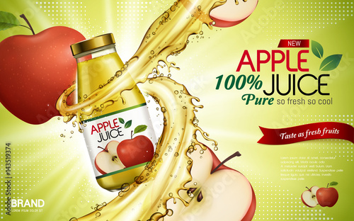 apple juice ad