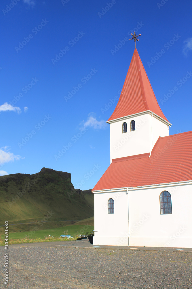 Fototapeta premium ヴィークの教会