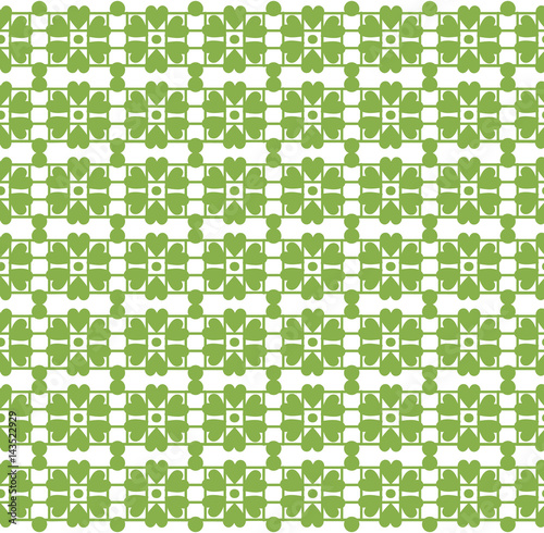 Greenery leaf ornament, floral seamless pattern background. Vector decoration, trend color spring 2017