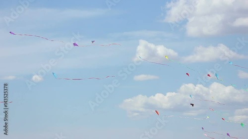 Kites flying