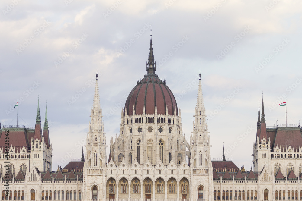 Hungarian Parliament Building in Budapest