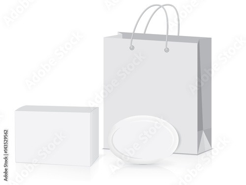 box soap for your design EPS10 Vector Mock up easily change the color of the soap 