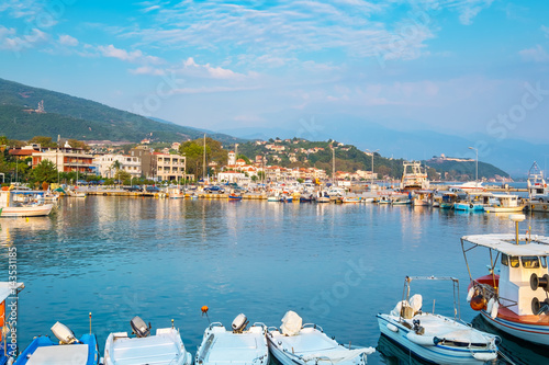 Platamonas Harbour. Pieria, Macedonia, Greece photo