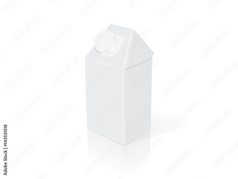 A cardboard bottle for your design and logo. It's easy to change colors. Mock Up. Vector EPS10 A cardboard bottle for your design and logo. It's easy to change colors. Mock Up. Vector EPS10