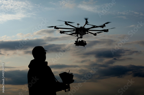 Obraz na płótnie drone pilot, UAV , Multirotor, Photography, Helicopter
w salonie