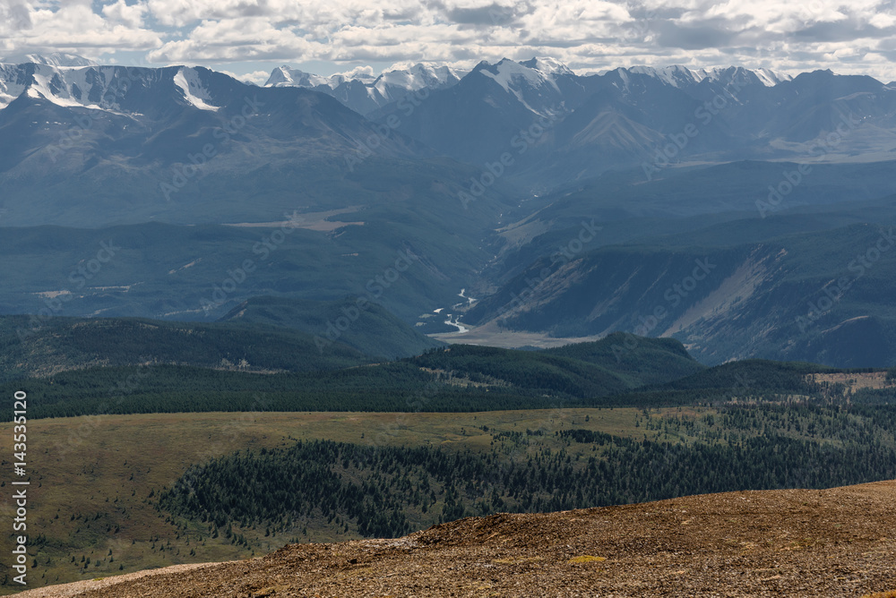 mountains aerial view river forest mountains aerial view river forest