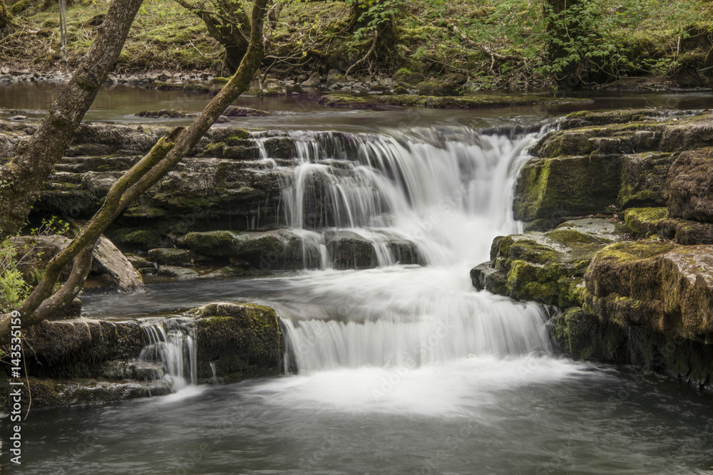 Ystradfelte waterfall Brecon Beacons Wales Ystradfelte waterfall Brecon Beacons Wales