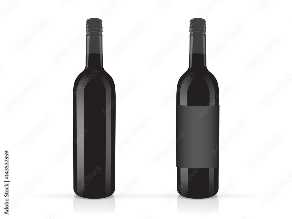 wine for your design and logo Mock Up Vector EPS10