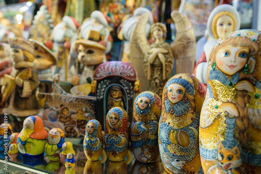 Russian souvenir dolls