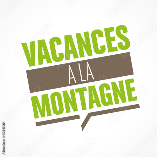 vacances à la montagne